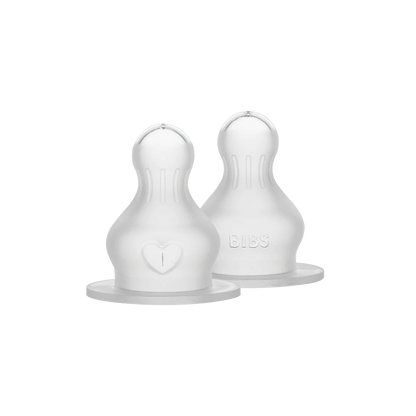 BIBS Silicone Nipple 2pk