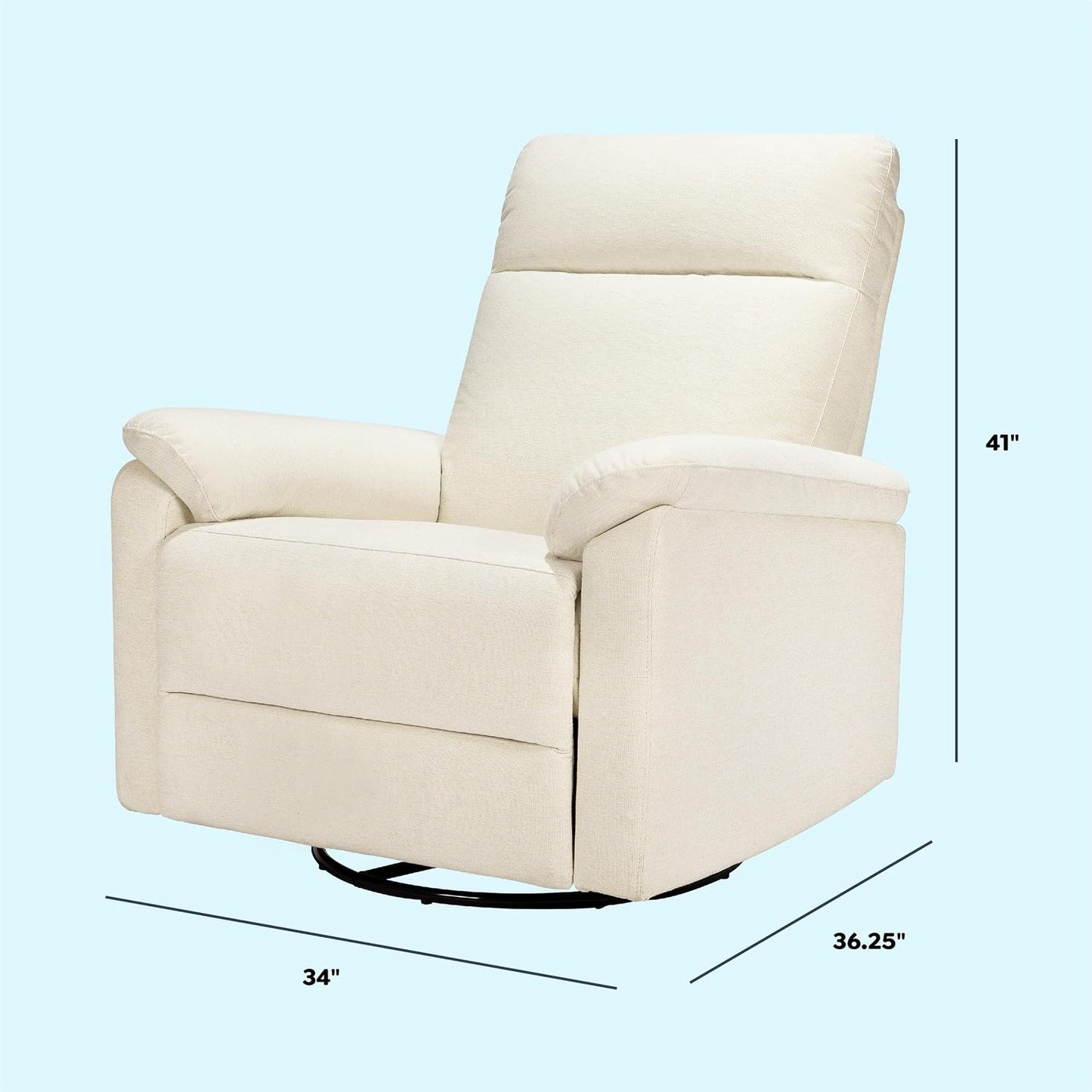 Davinci Suzy Recliner Glider Swivel, Electronic