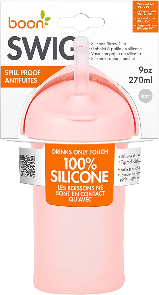 Boon Swig Insulated Silicone Straw Sippy Cup