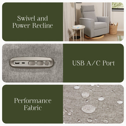 Namesake Willa Power Glider Recliner w/ Power Headrest