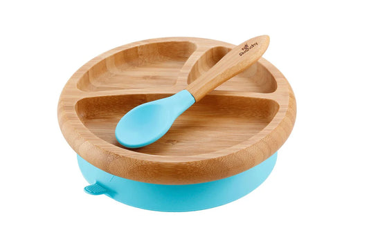 Bamboo Divided Plate + Spoon