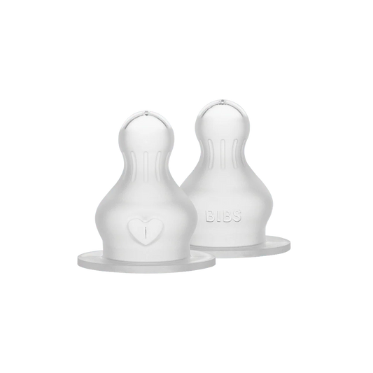 Bibs Bottle Silicone Nipple 2 Pack