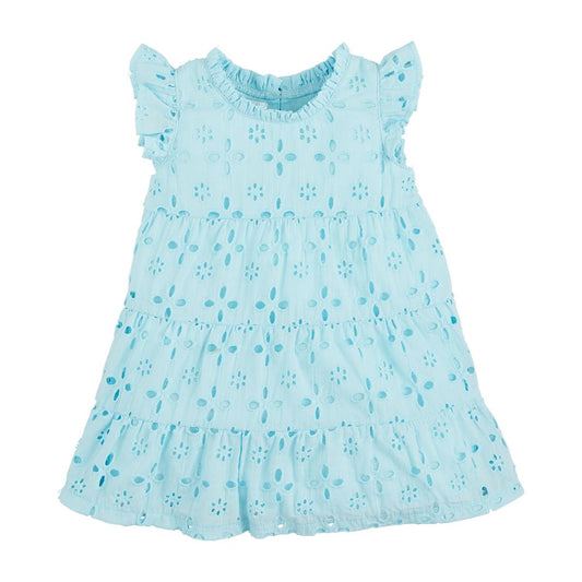 Blue Lula Eyelet Dress