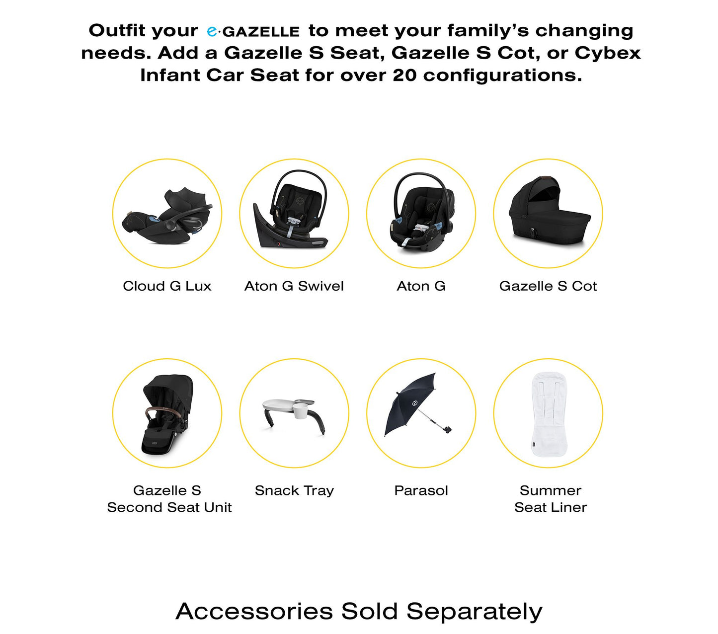Cybex eGazelle S Electronic Assist Stroller