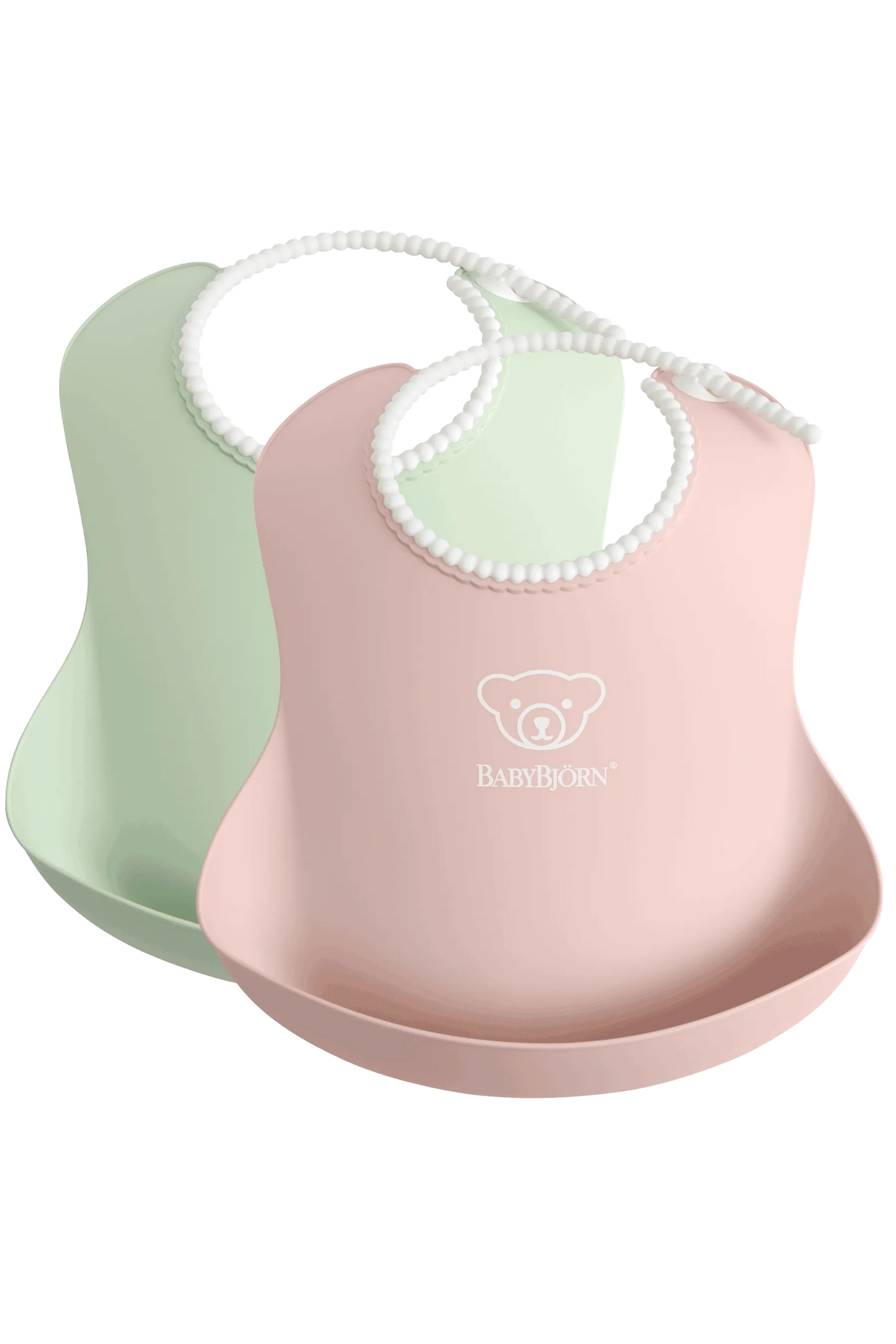 Bjorn Bib 2pk Green/Pink