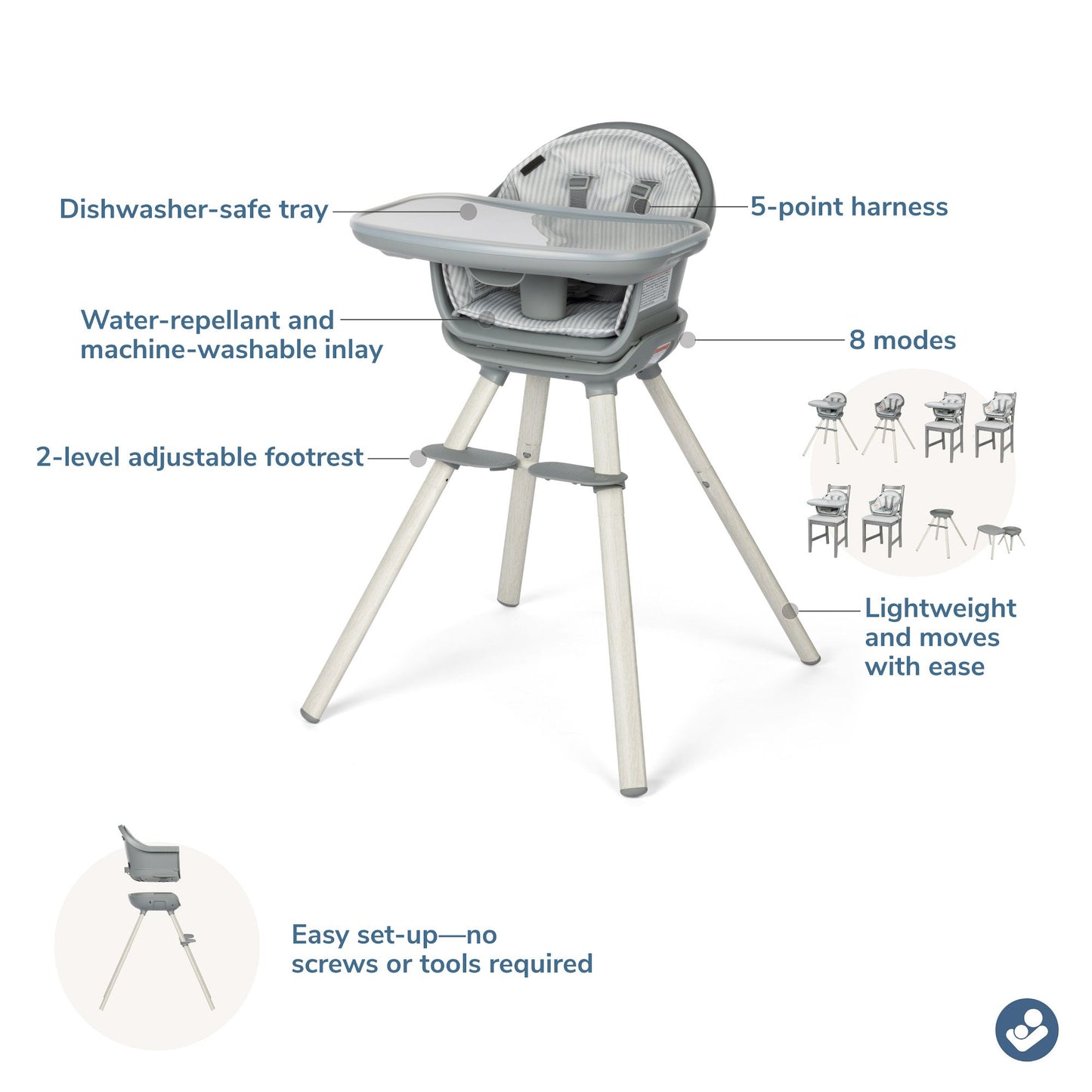 Maxi-Cosi® Moa 8-in-1 High Chair