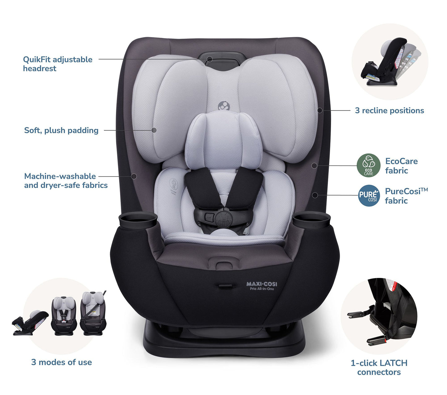 Maxi-Cosi® Pria™ Max All-in-One Convertible Car Seat