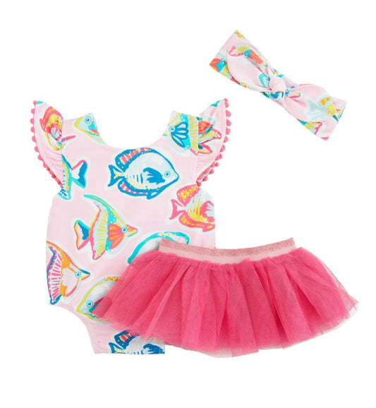 Fish Swimsuit/Tutu Set