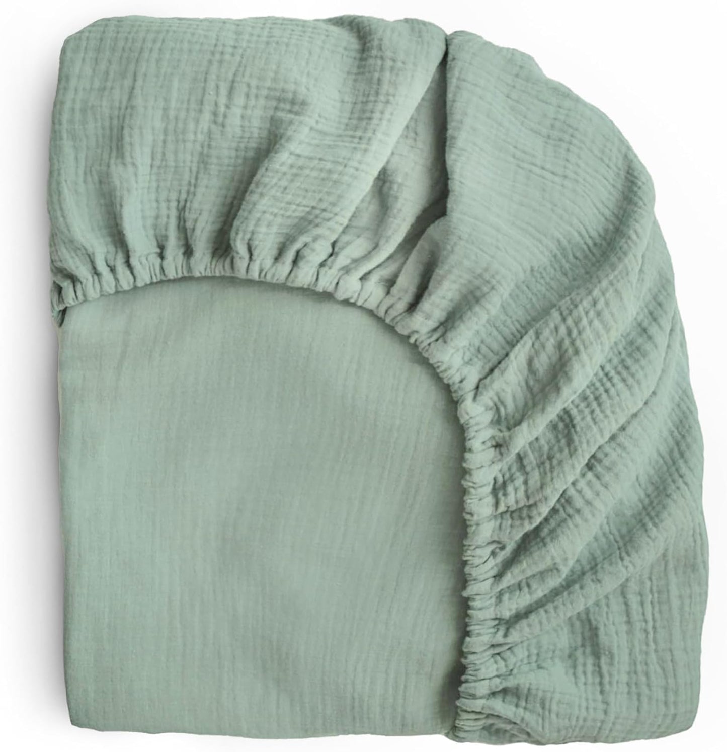 Mushie Extra Soft Muslin Fitted Crib Sheet