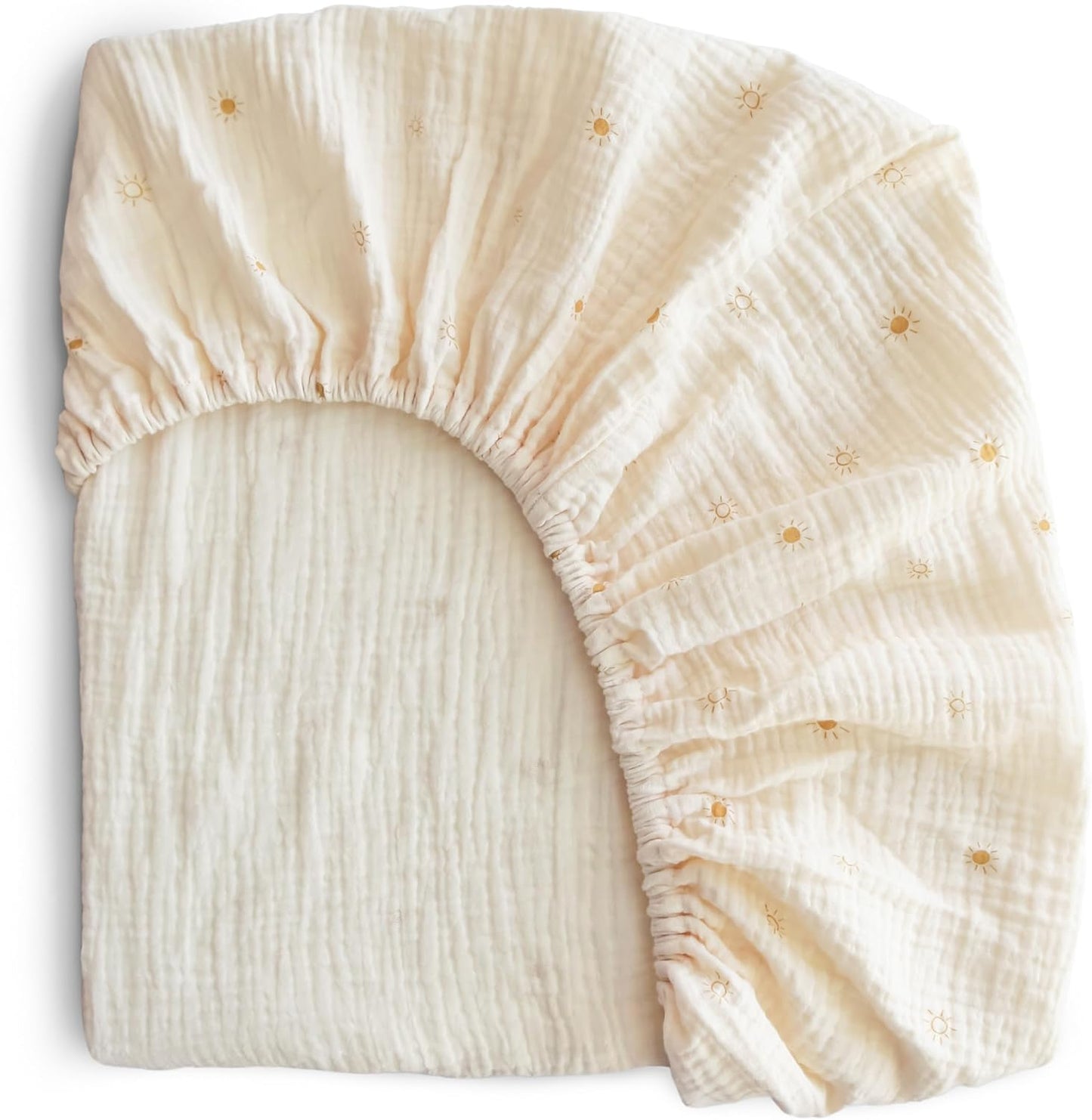 Mushie Extra Soft Muslin Fitted Crib Sheet