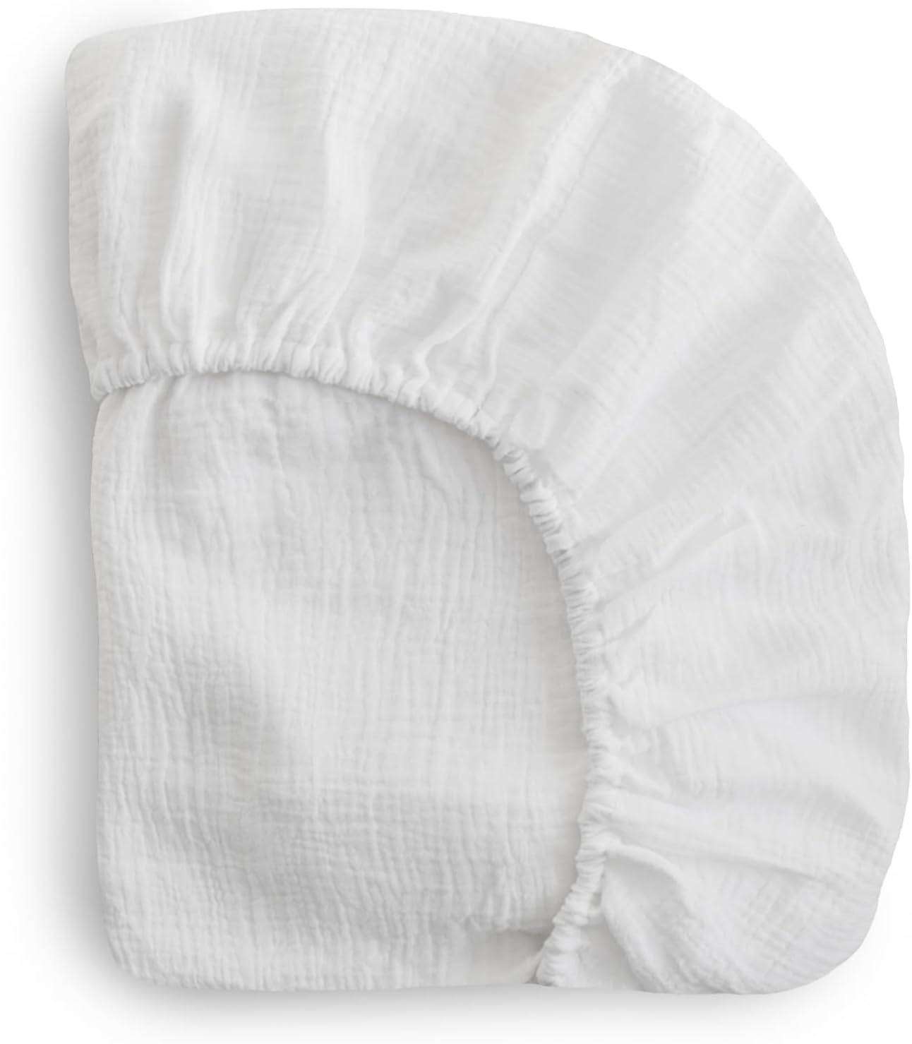 Mushie Extra Soft Muslin Fitted Crib Sheet