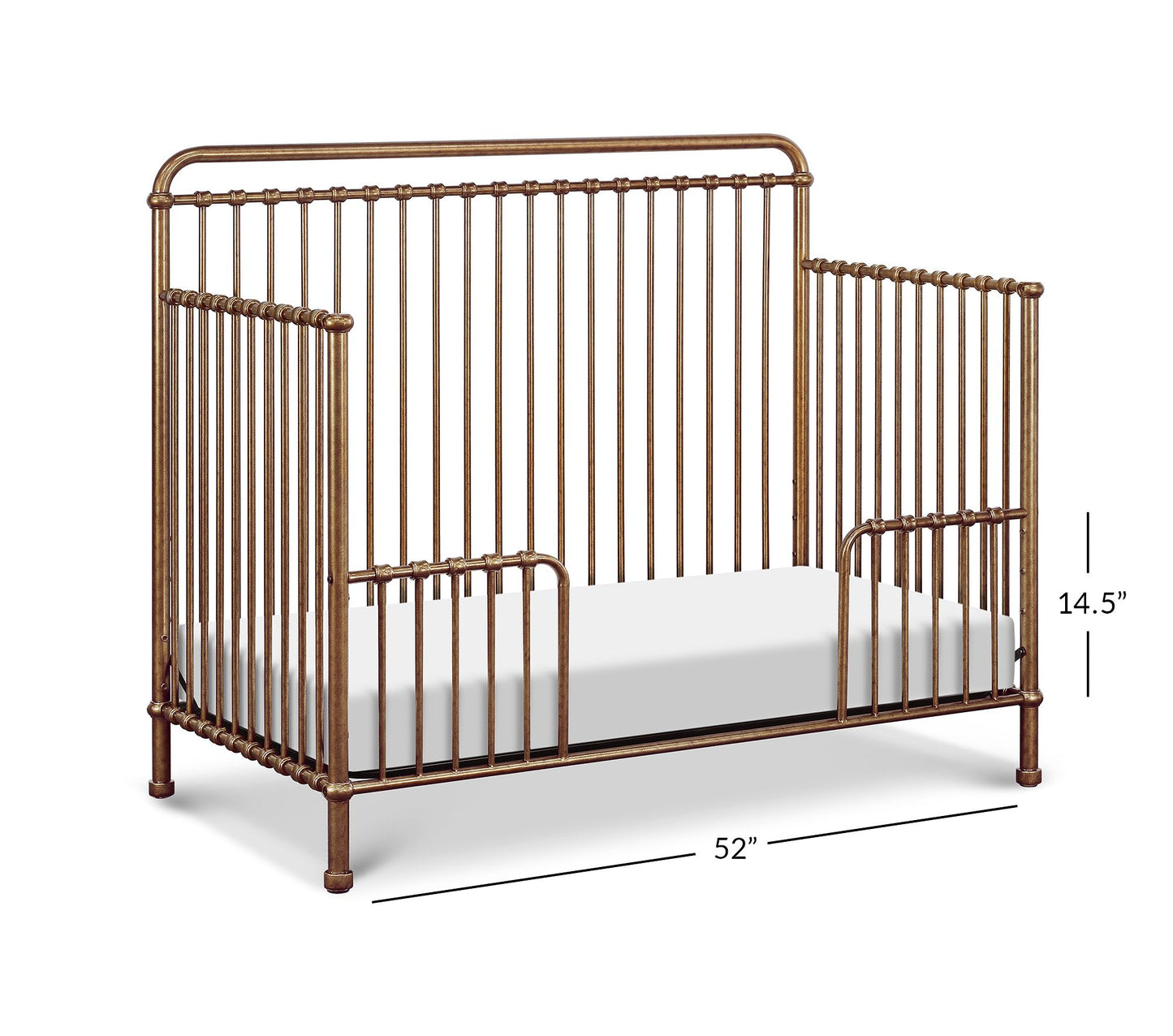 Namesake Winston 4-in-1 Metal Convertible Crib