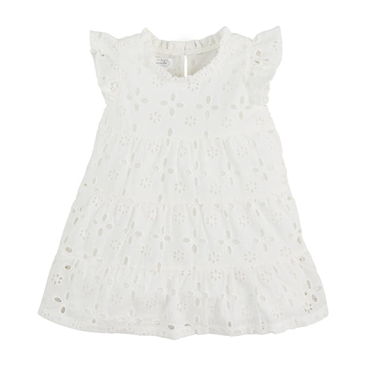 White Lula Eyelet Dress